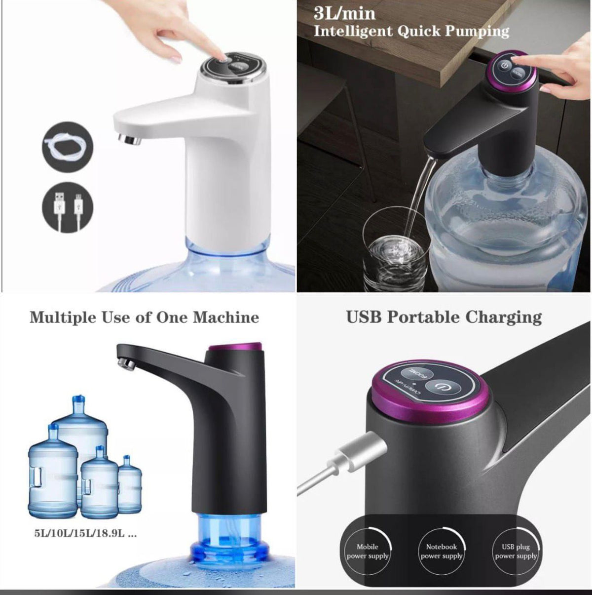 Electric Water Dispenser Pump (USB Rechargeable)