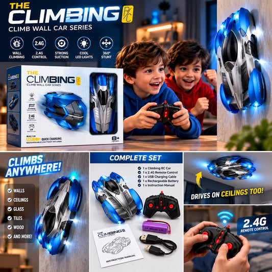 Wall Climbing Remote Control Car